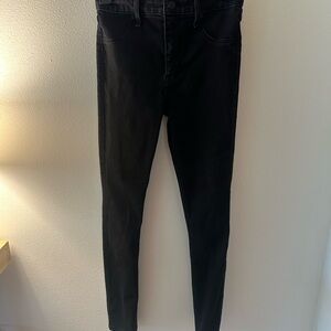 Abercrombie & Fitch Dark Gray High Rise Leggings
